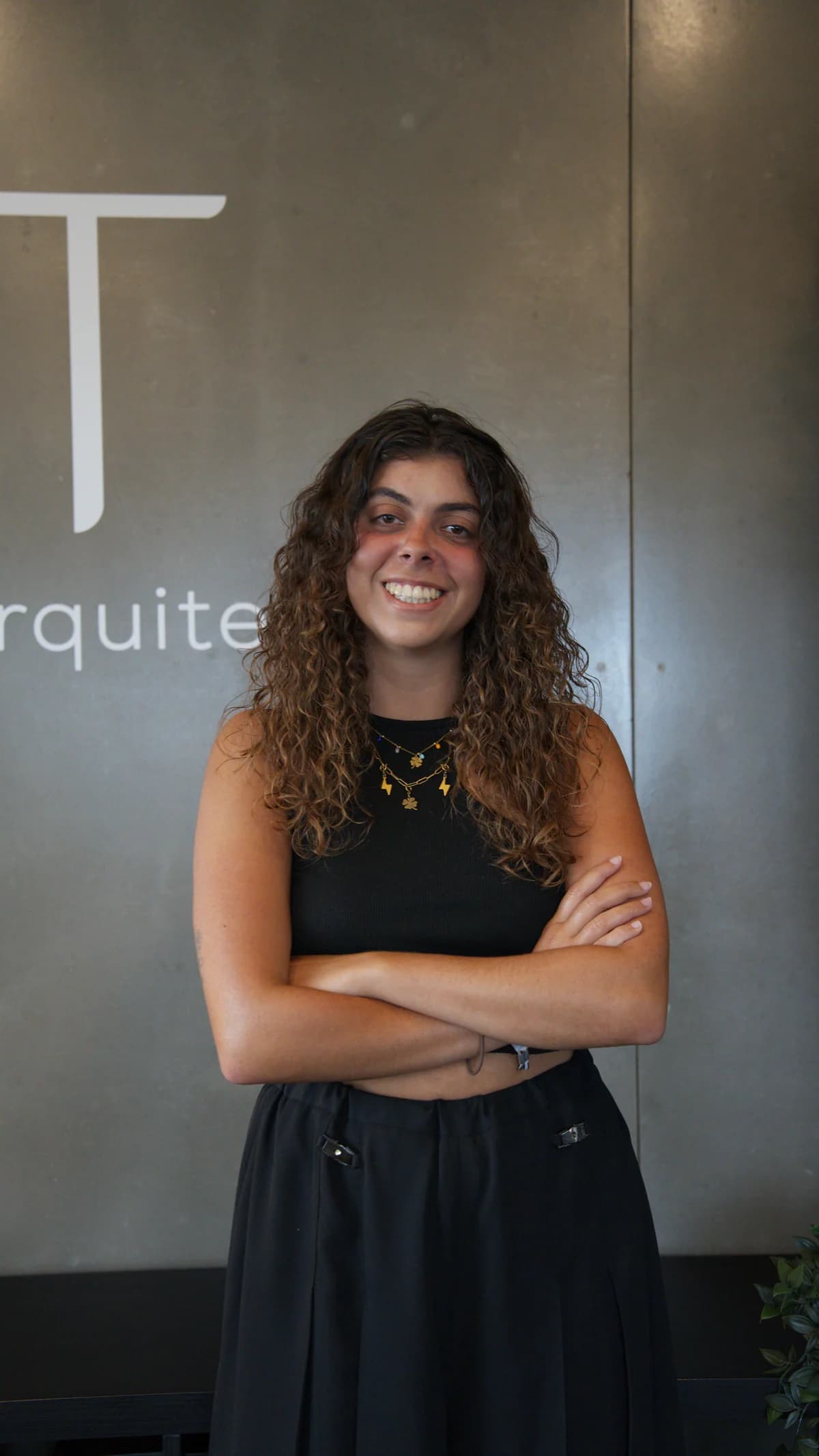 Retrato de Catarina Moura no atelier